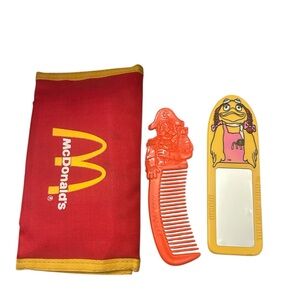 McDonald's Red and Yellow Grooming Set